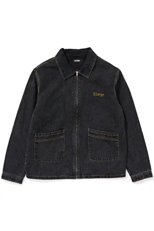Denim Work Jacket - Washed Black
