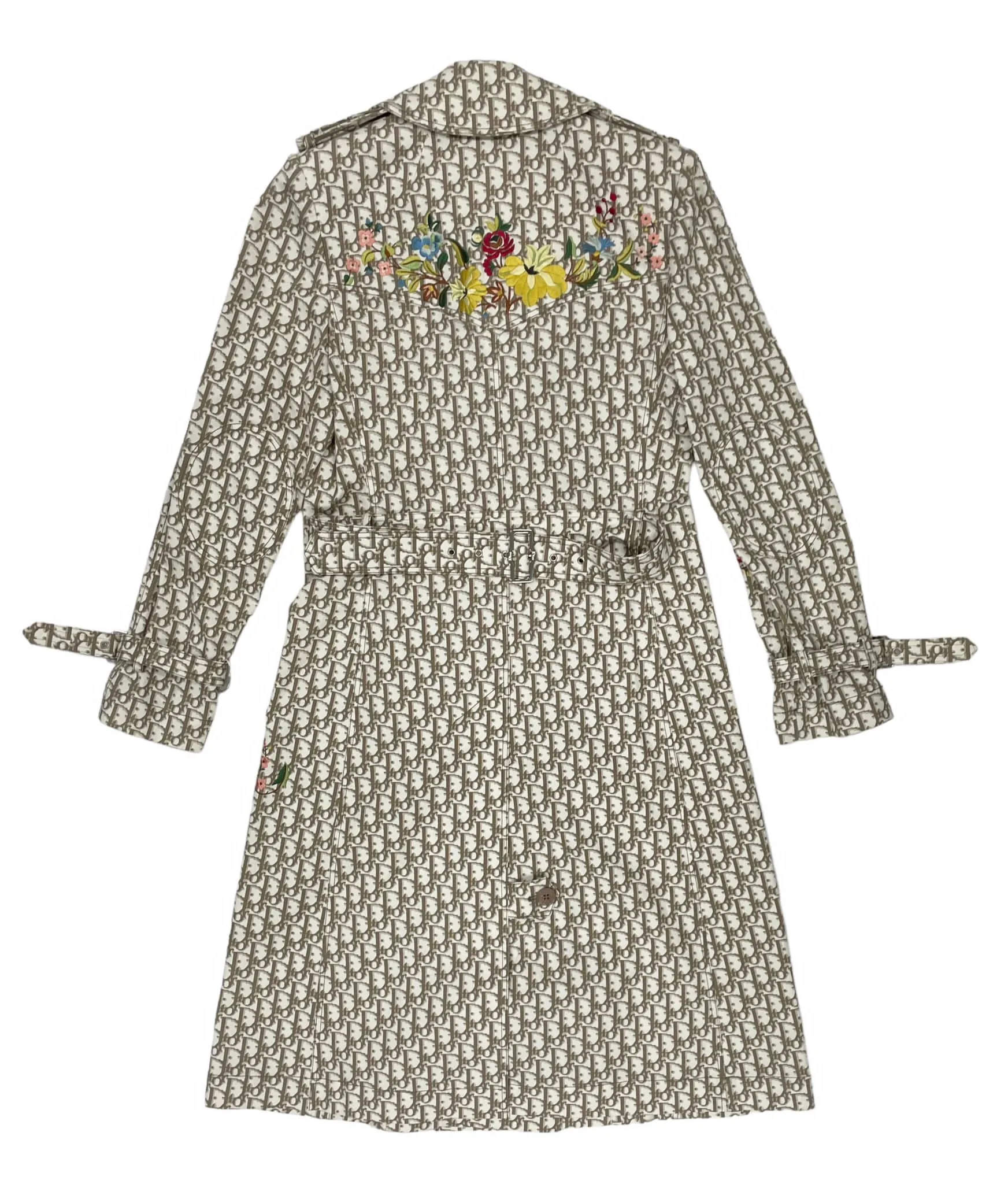 Dior Tan Logo Trench Coat