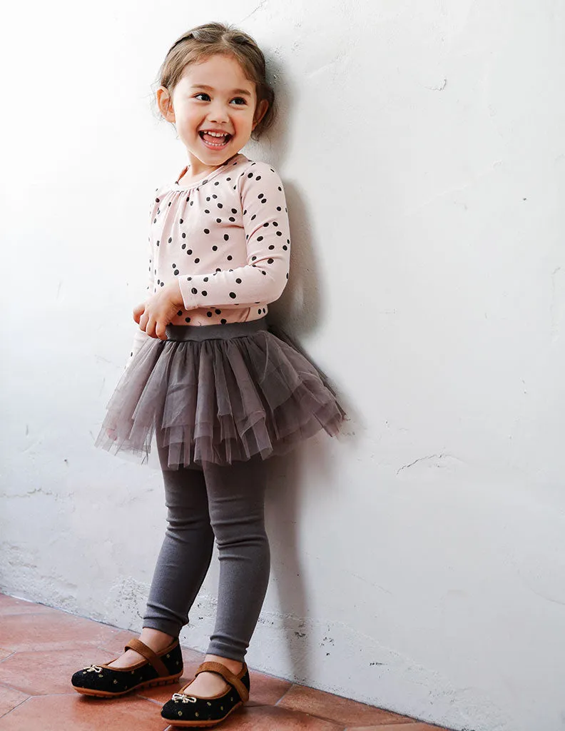 Dotted Blouse Light Beige