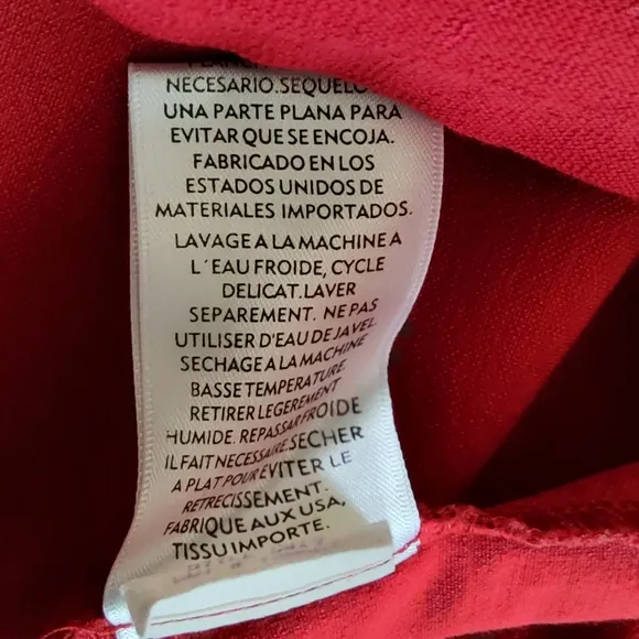 Eileen Fisher A-Line Midi Skirt Red