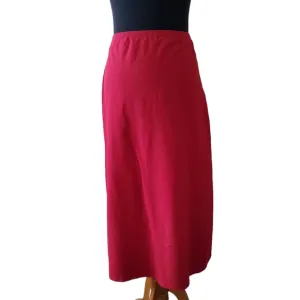 Eileen Fisher A-Line Midi Skirt Red