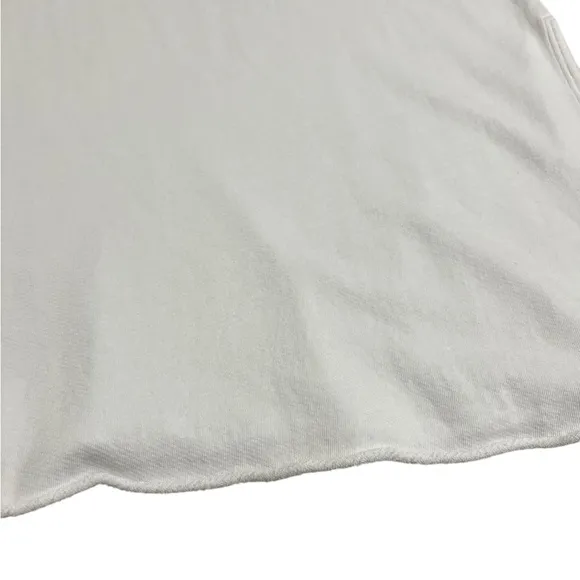 Eileen Fisher White Lightweight Organic Cotton French Terry A-Line Skirt 2X NWT