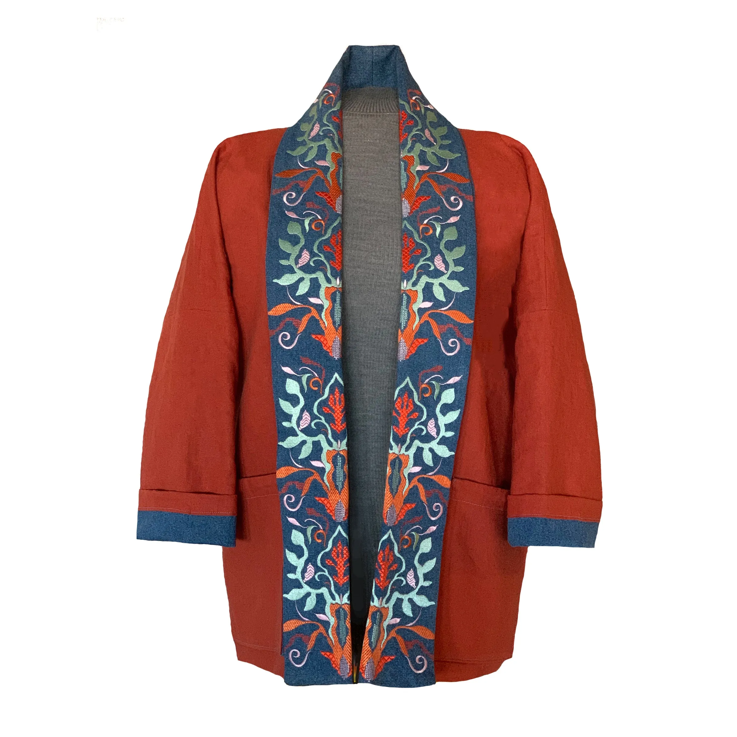 Embroidered Reversible Jacket