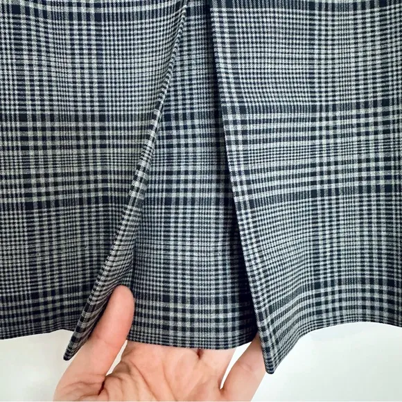 EUC J.Crew Pleated mini skirt in Italian plaid wool
