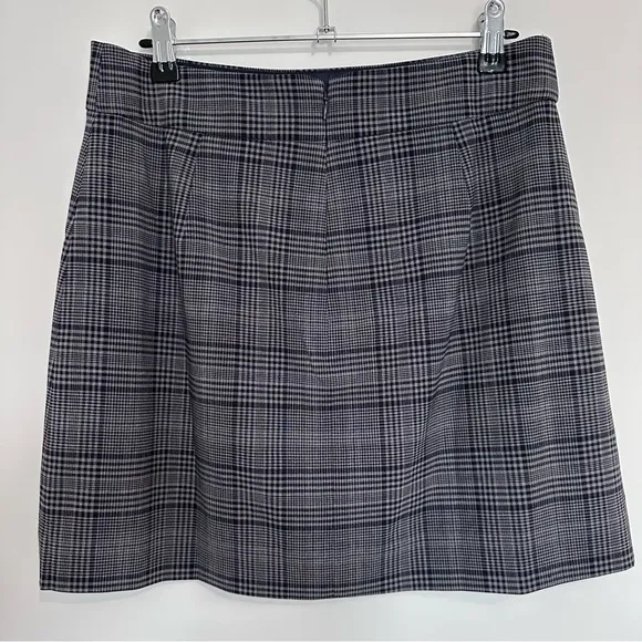 EUC J.Crew Pleated mini skirt in Italian plaid wool