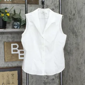 Evan-Picone Womens Dress Button Up Blouse Shirt Top 16666da37103ad White 12
