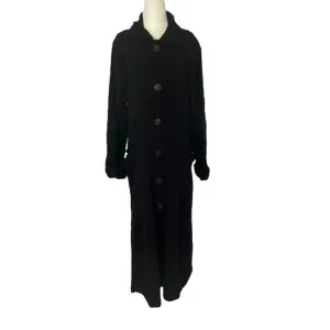 Flax by Jeanne Engelhart Wool Coat Long Button