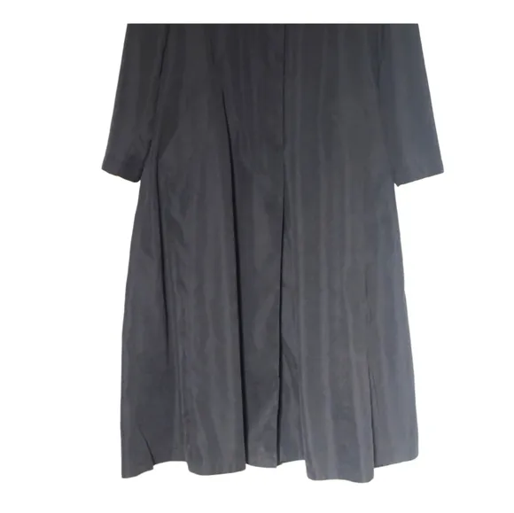FLEET Street Black Trench Coat W/Removable Liner-Women's Size 8p