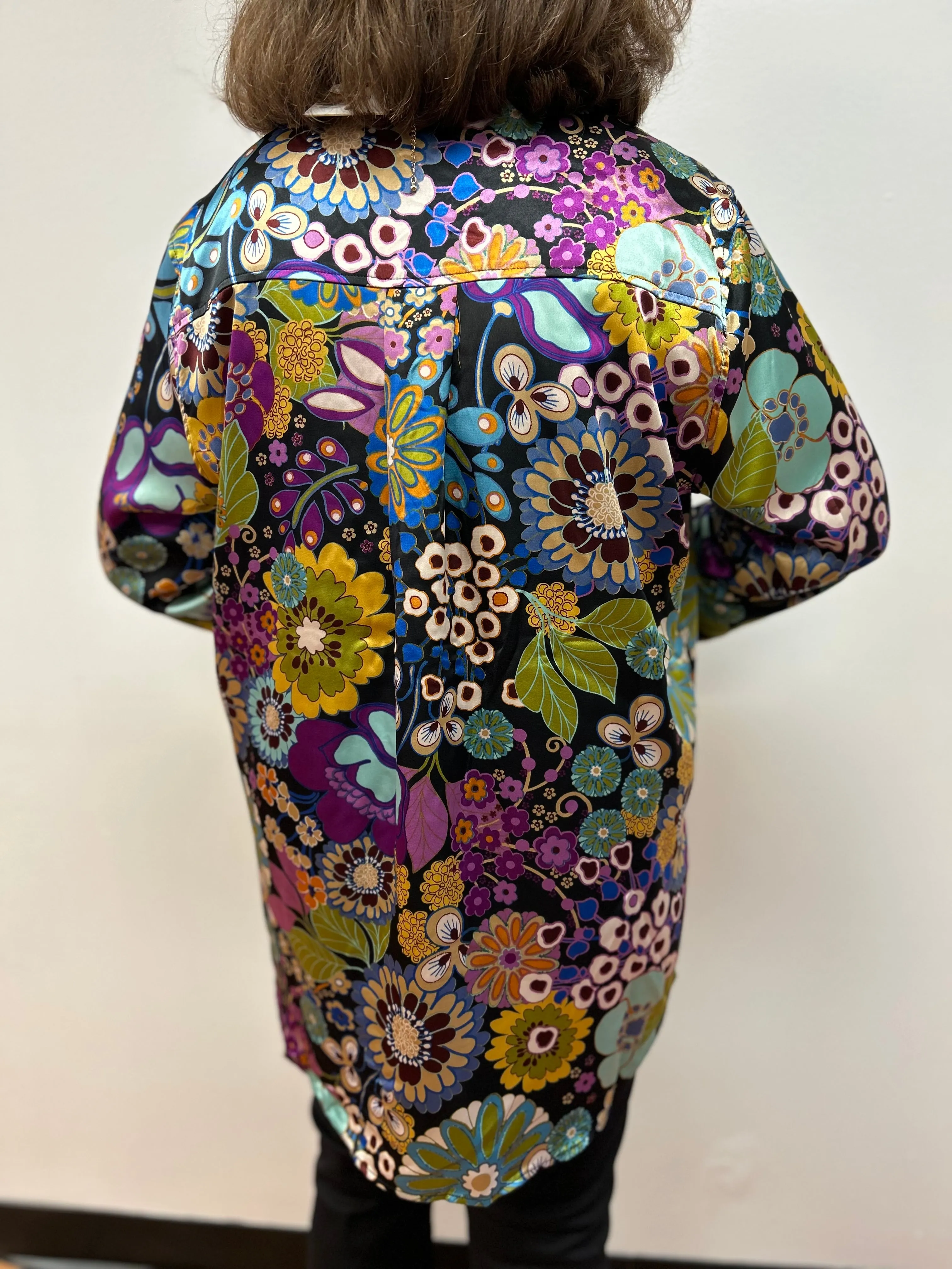 Floral Satin Blouse