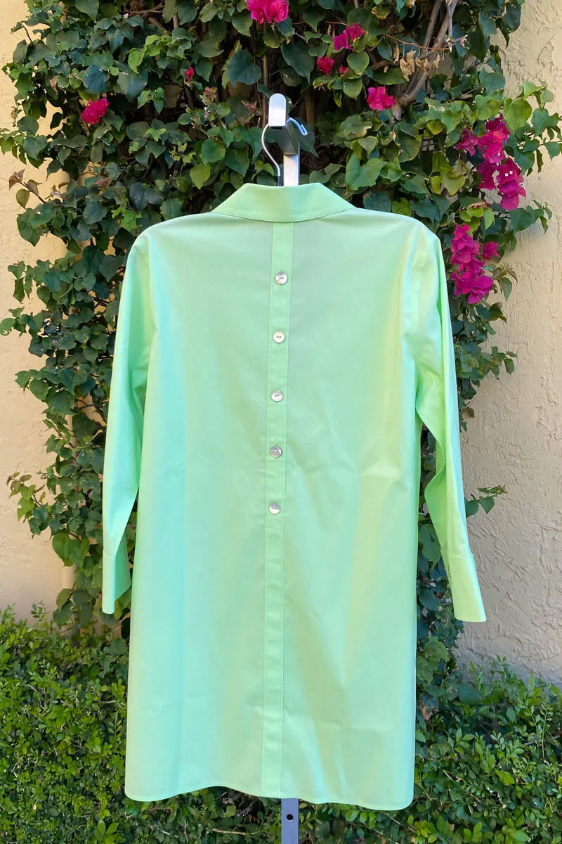 Foxcroft Pamela Essential Stretch Non-Tunic in Sweet Kiwi
