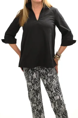 Full Swing Trapeze Top - Black - F13