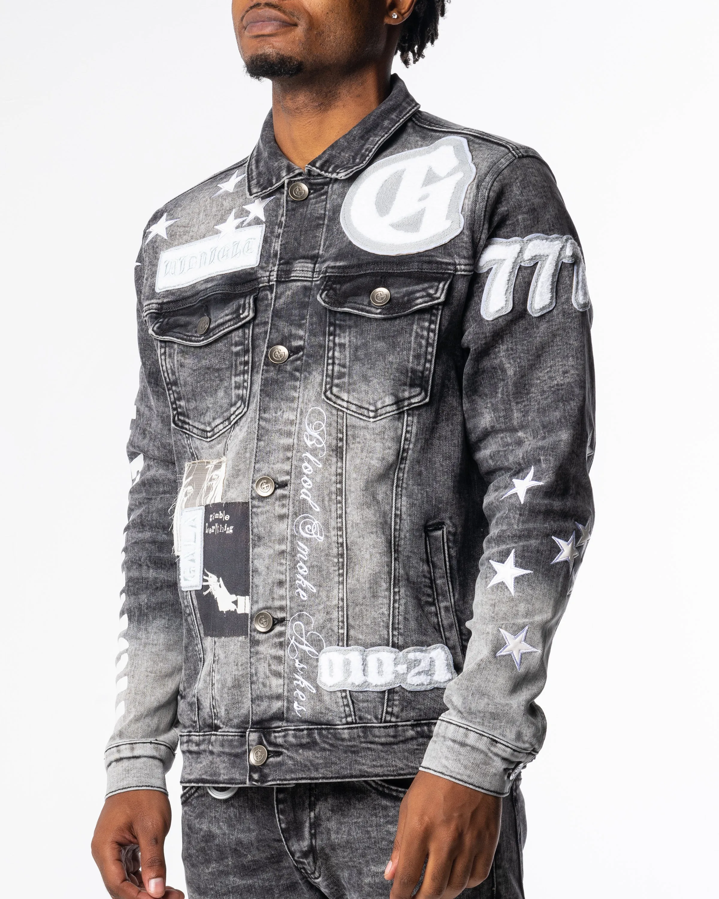 GAMBLE EVERYTHING JACKET (MIDNIGHT WASH)