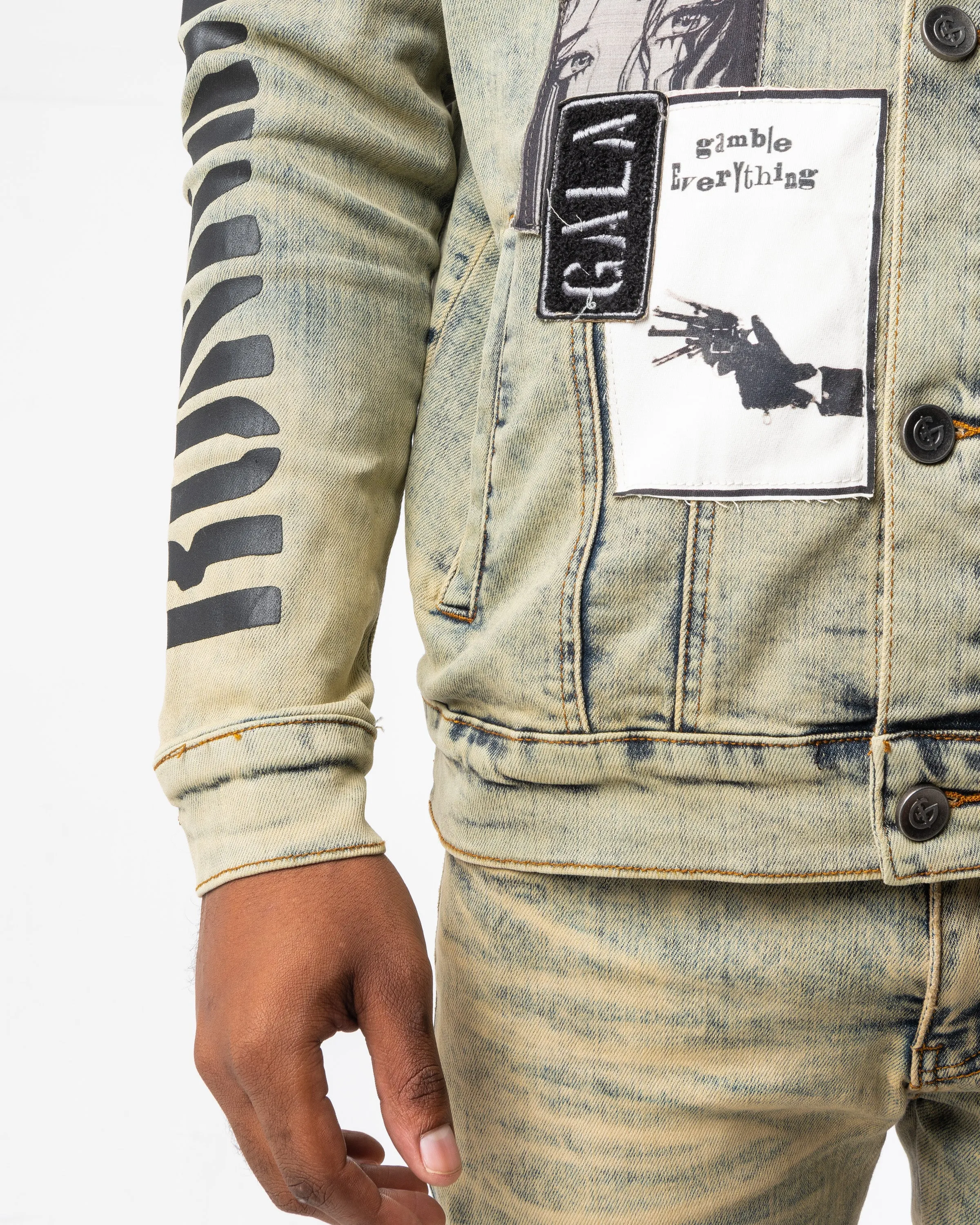 GAMBLE EVERYTHING JACKET (WHEAT WASH)