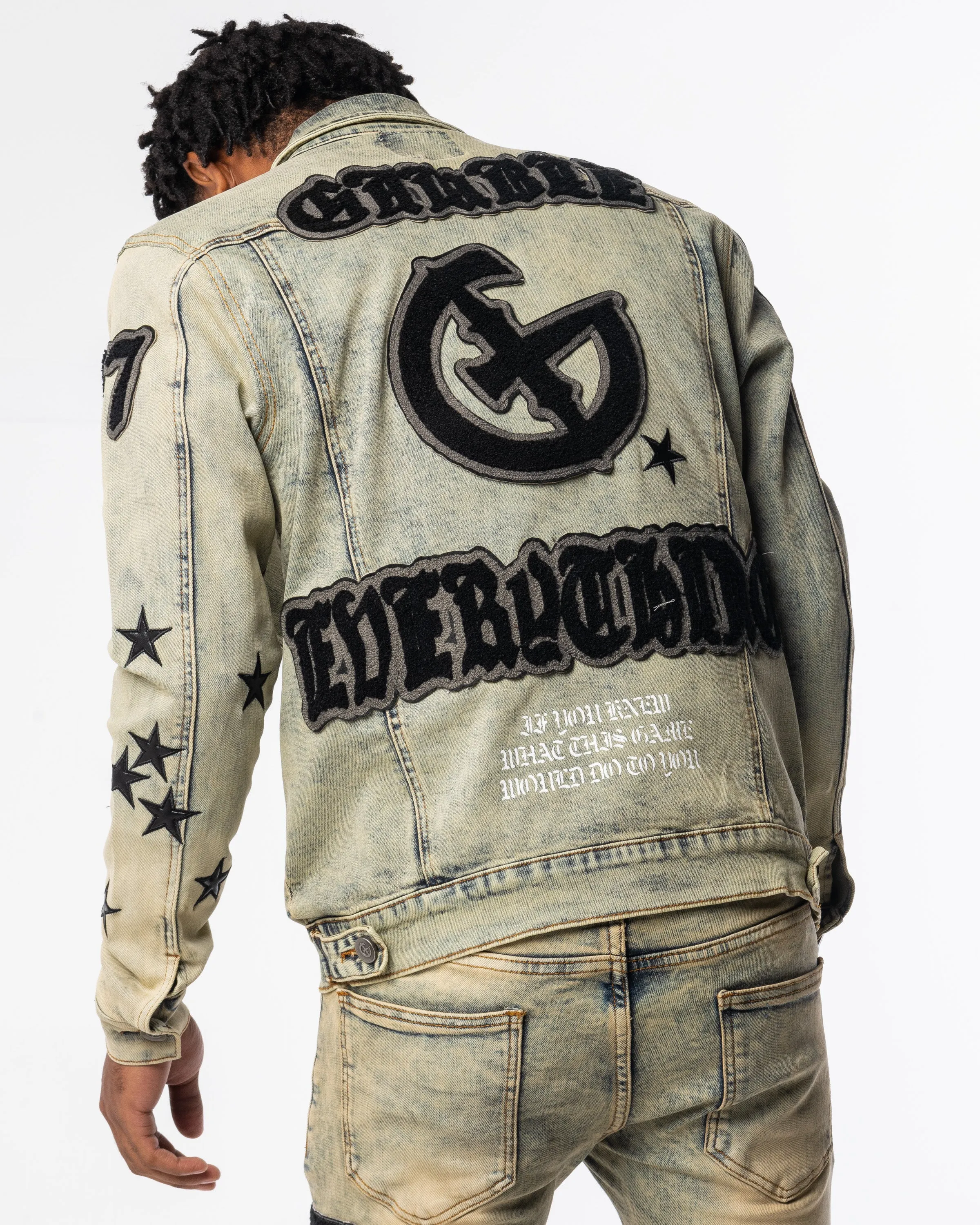 GAMBLE EVERYTHING JACKET (WHEAT WASH)