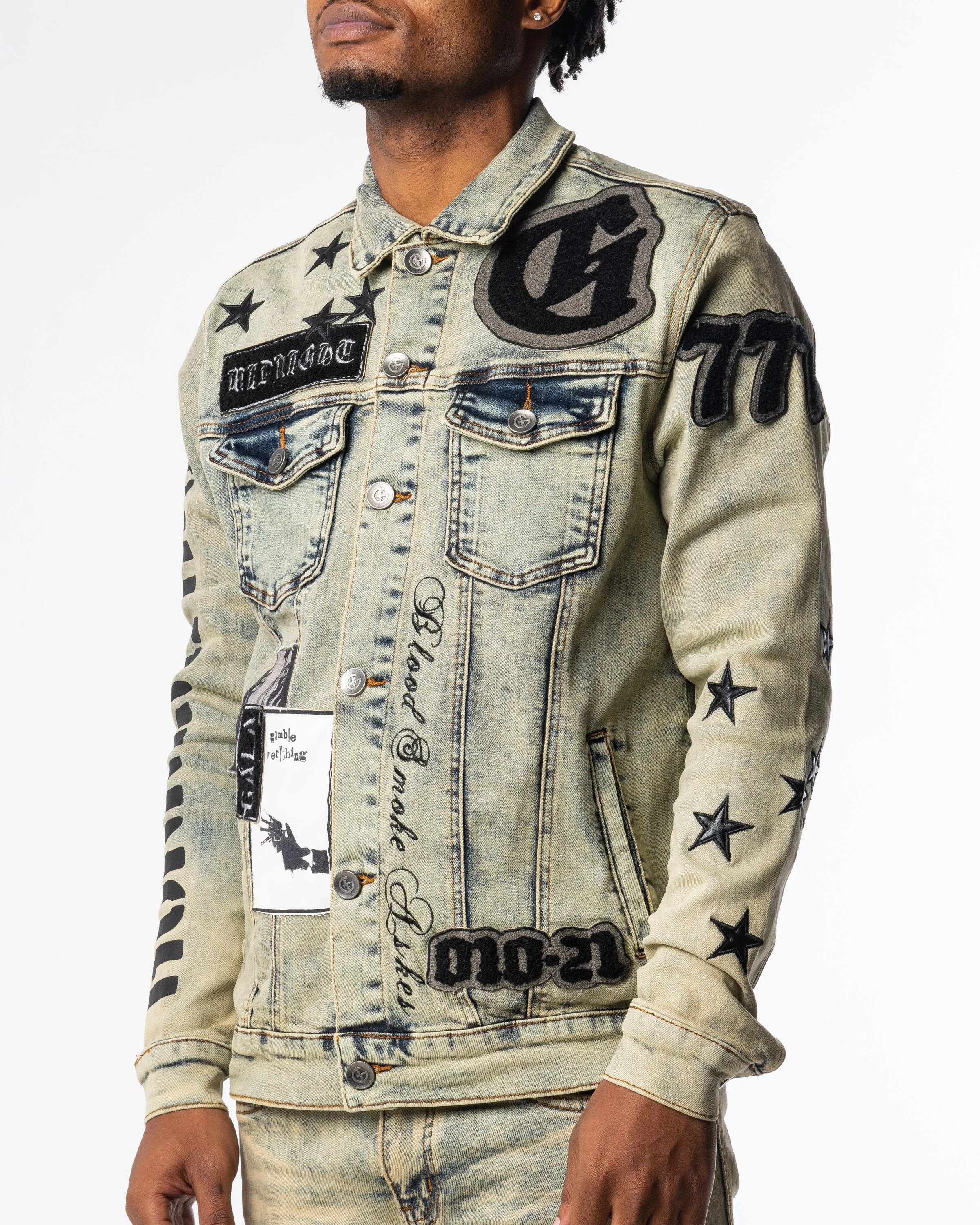 GAMBLE EVERYTHING JACKET (WHEAT WASH)