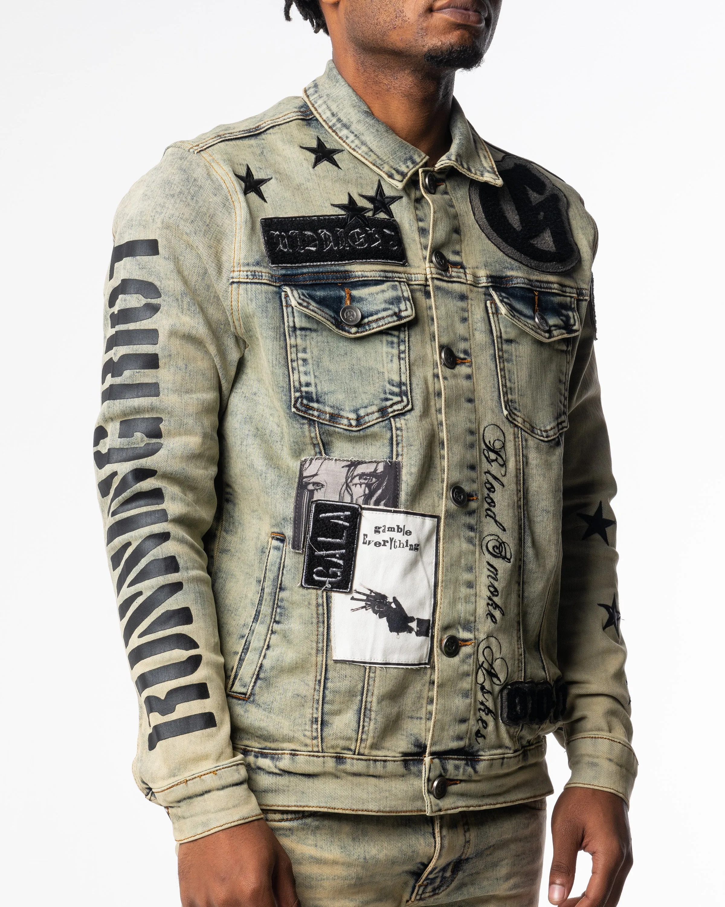 GAMBLE EVERYTHING JACKET (WHEAT WASH)