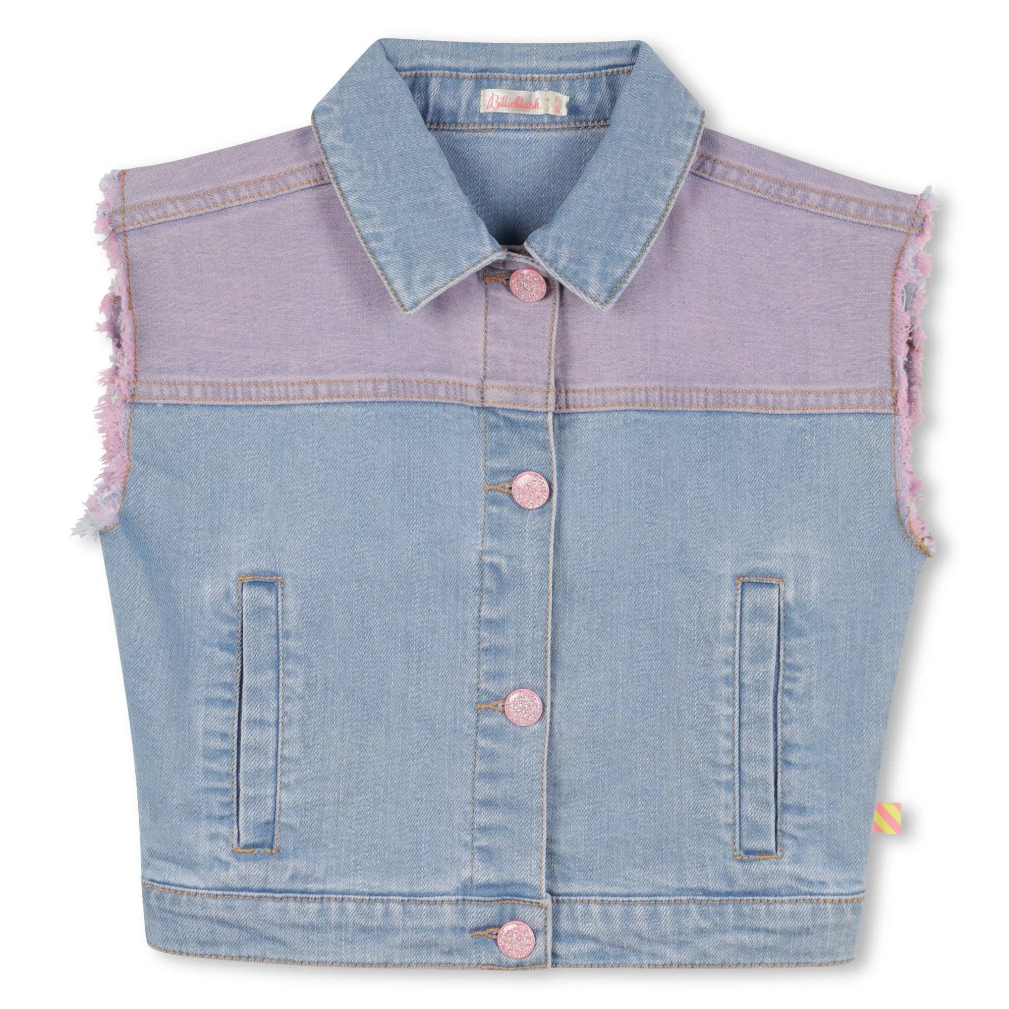 Girls Love Denim Waist Coat