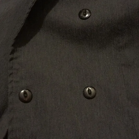 Gray trench coat