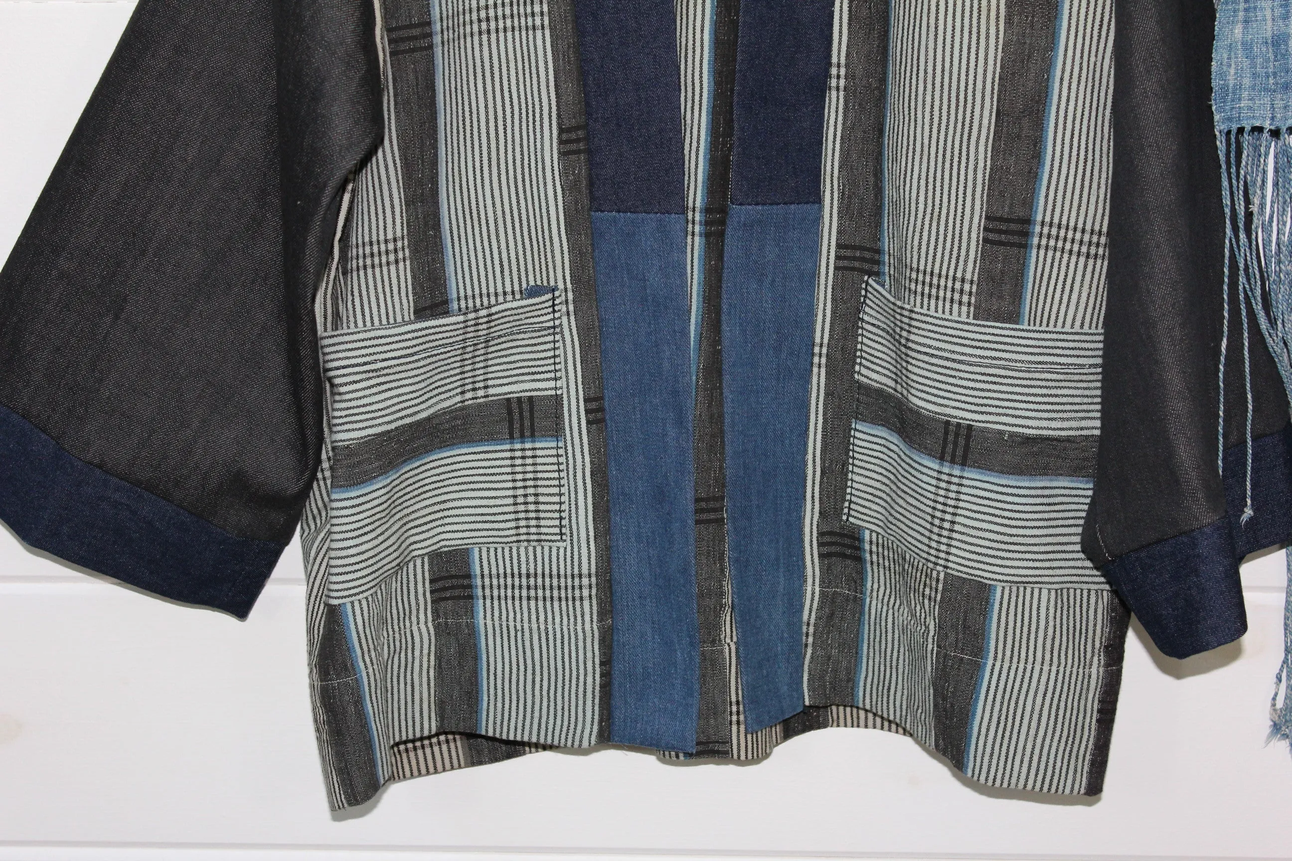 Indigo   Denim Haori Jacket
