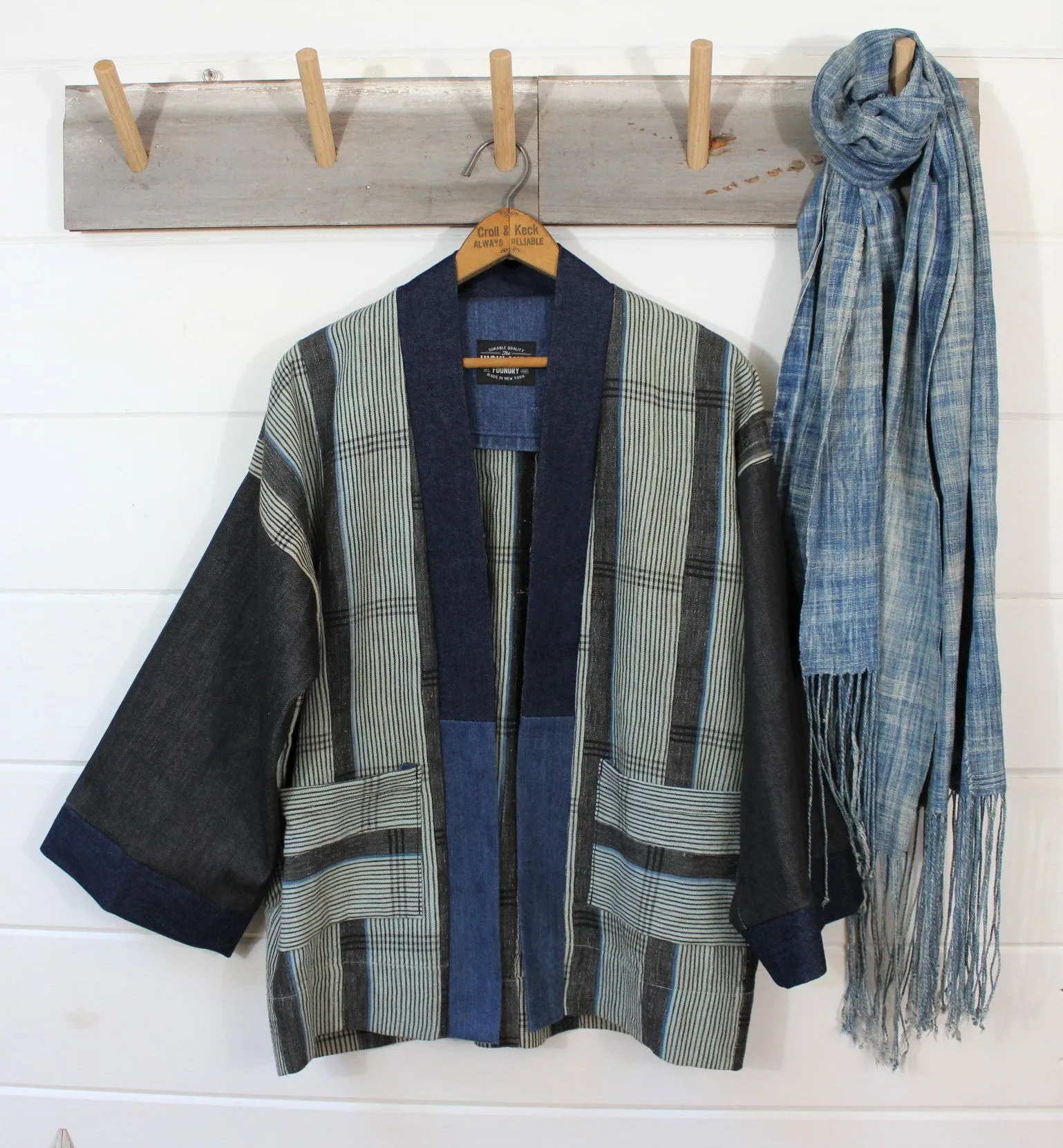 Indigo   Denim Haori Jacket