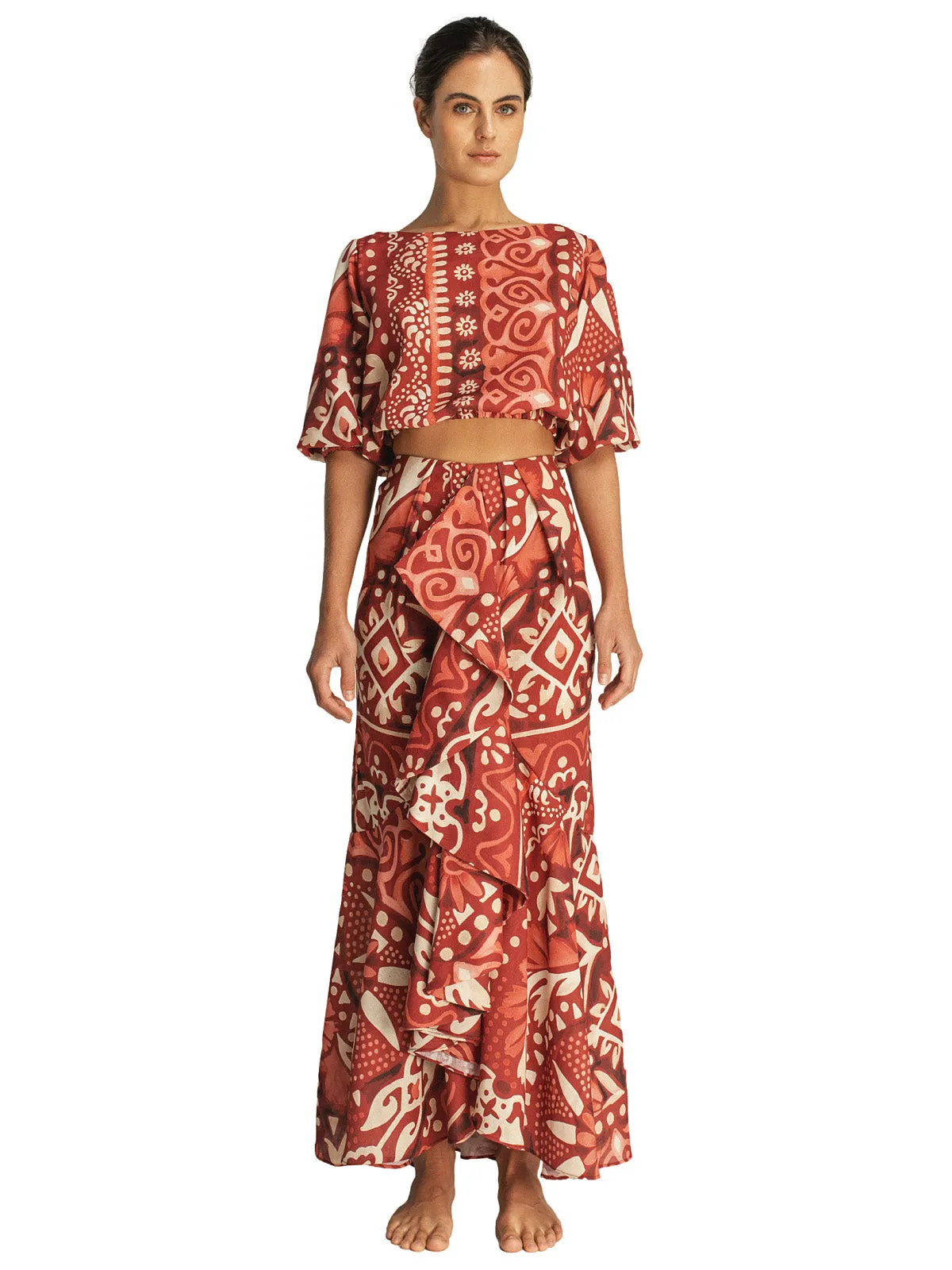 Ivette Blouse-Dorotea Skirt ::RET