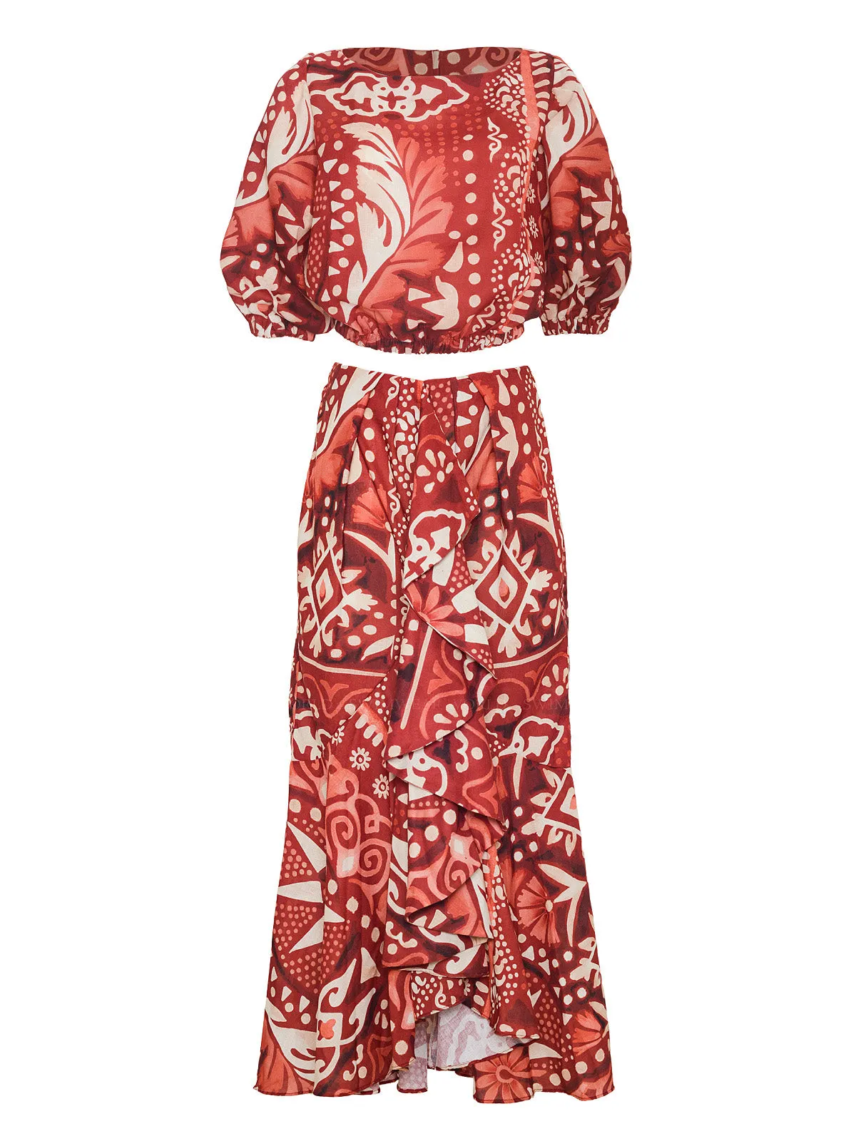Ivette Blouse-Dorotea Skirt ::RET
