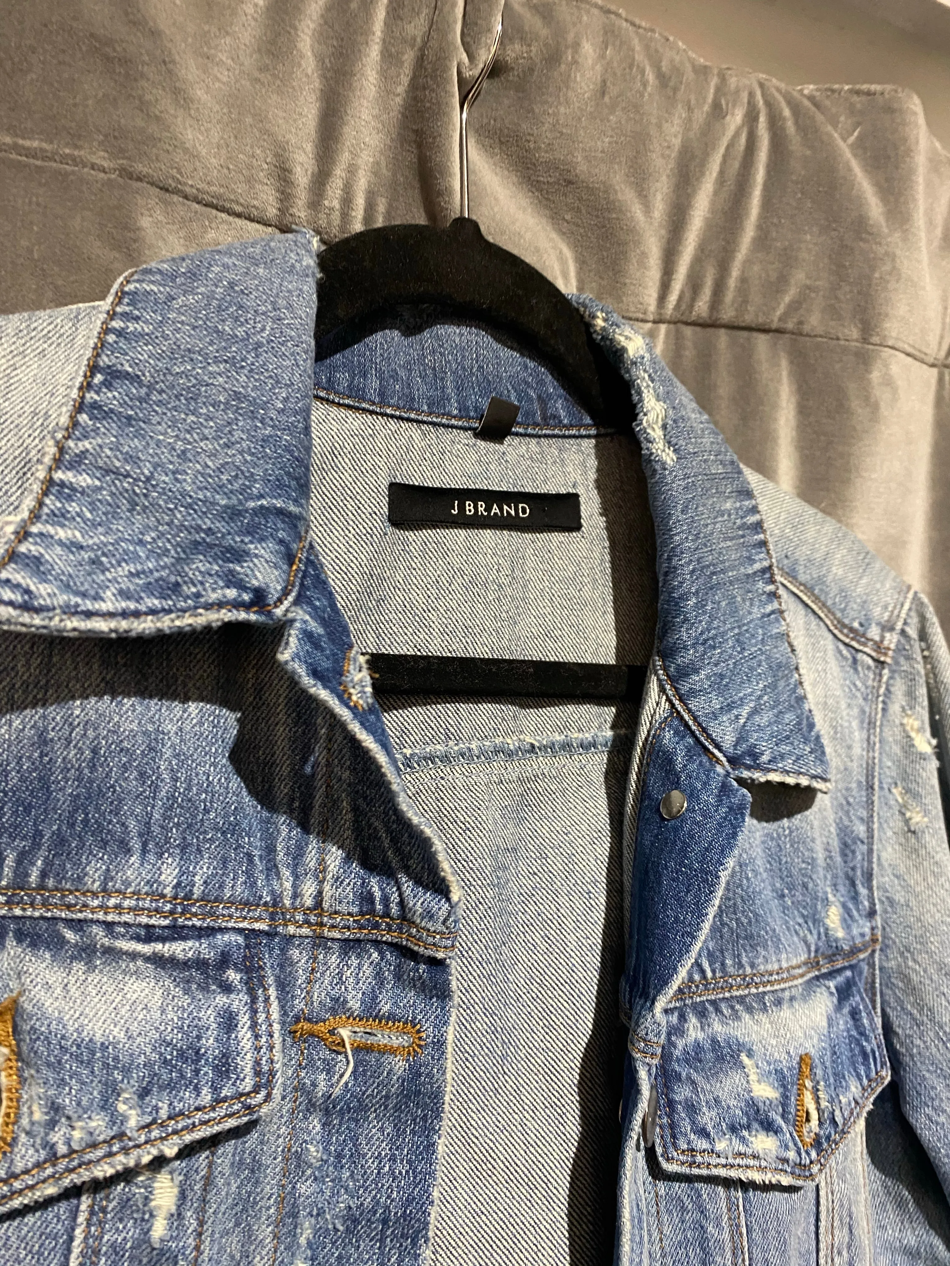 J BRAND Denim Jacket Multicolor Denim