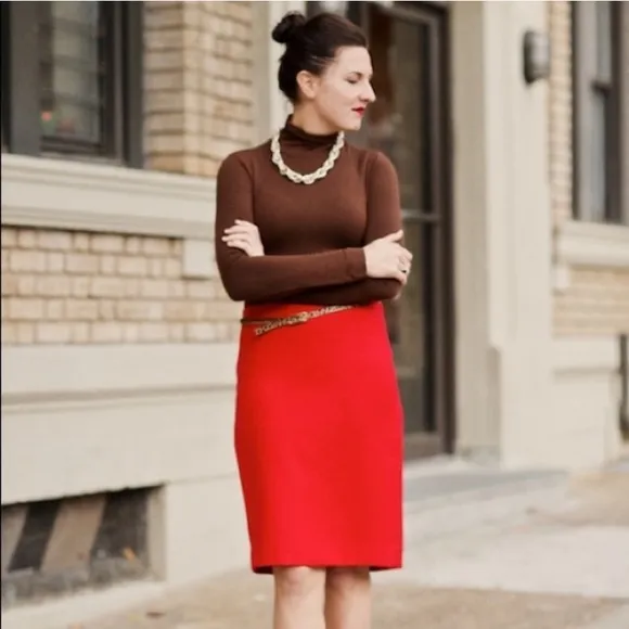 J crew// wool skirt size 0