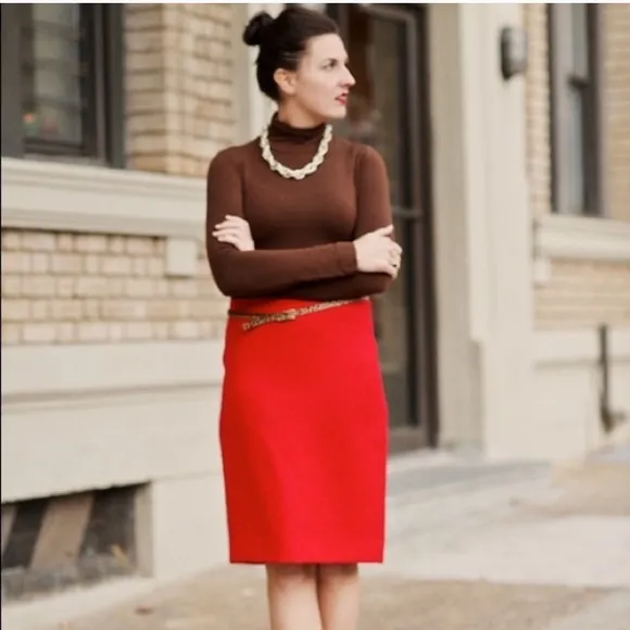 J crew// wool skirt size 0