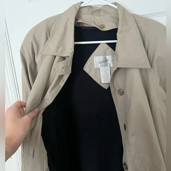 Jacqueline Ferrar Women’s Wrap Coat / Trench Coat - Size 8