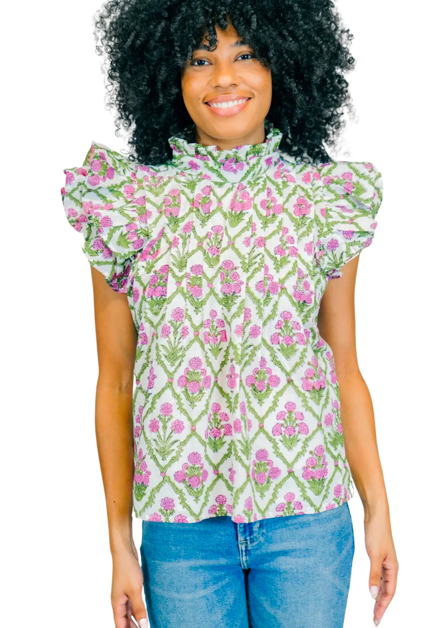 JASMINE BLOUSE - AZALEA