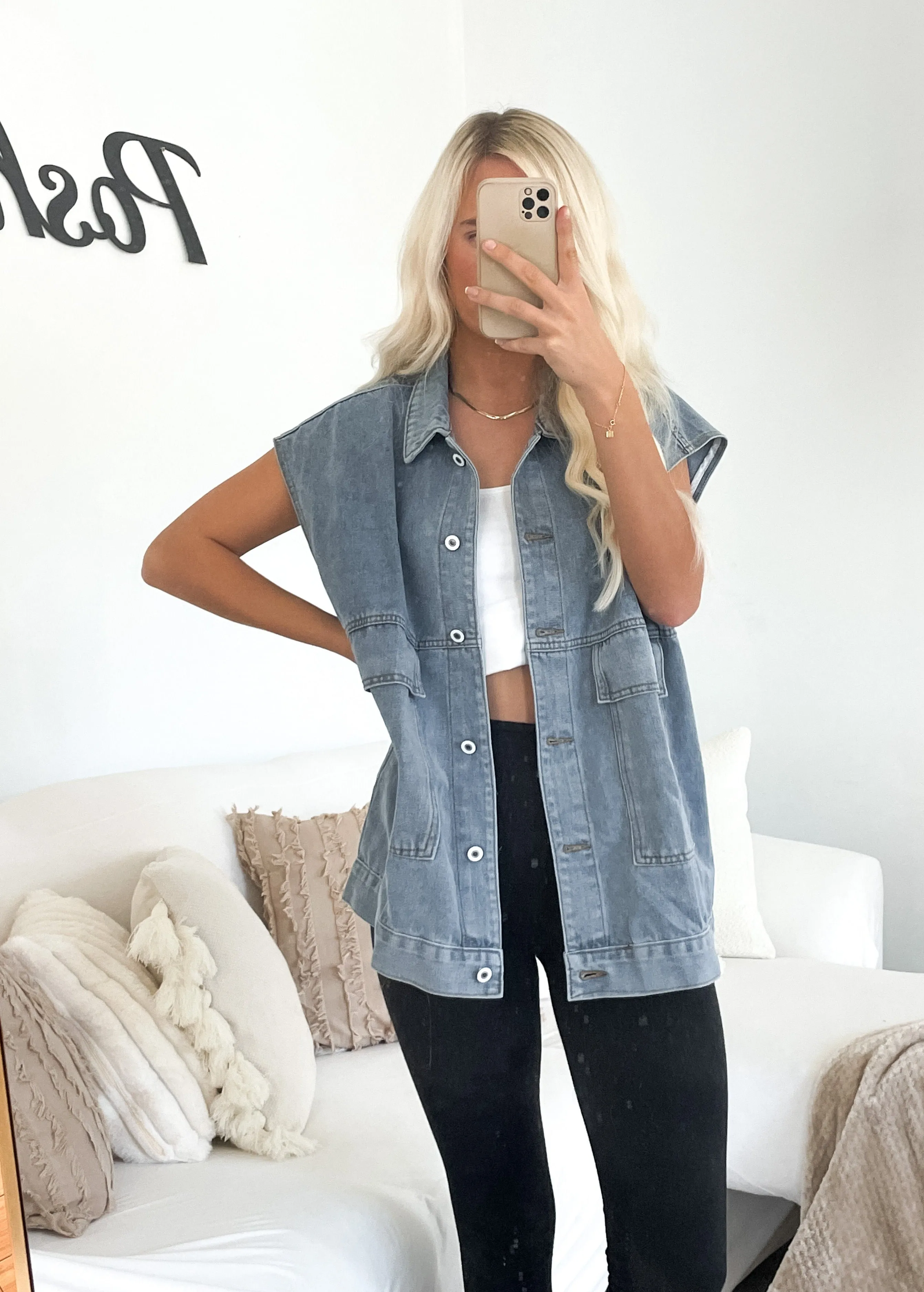 Jaxon Denim Vest