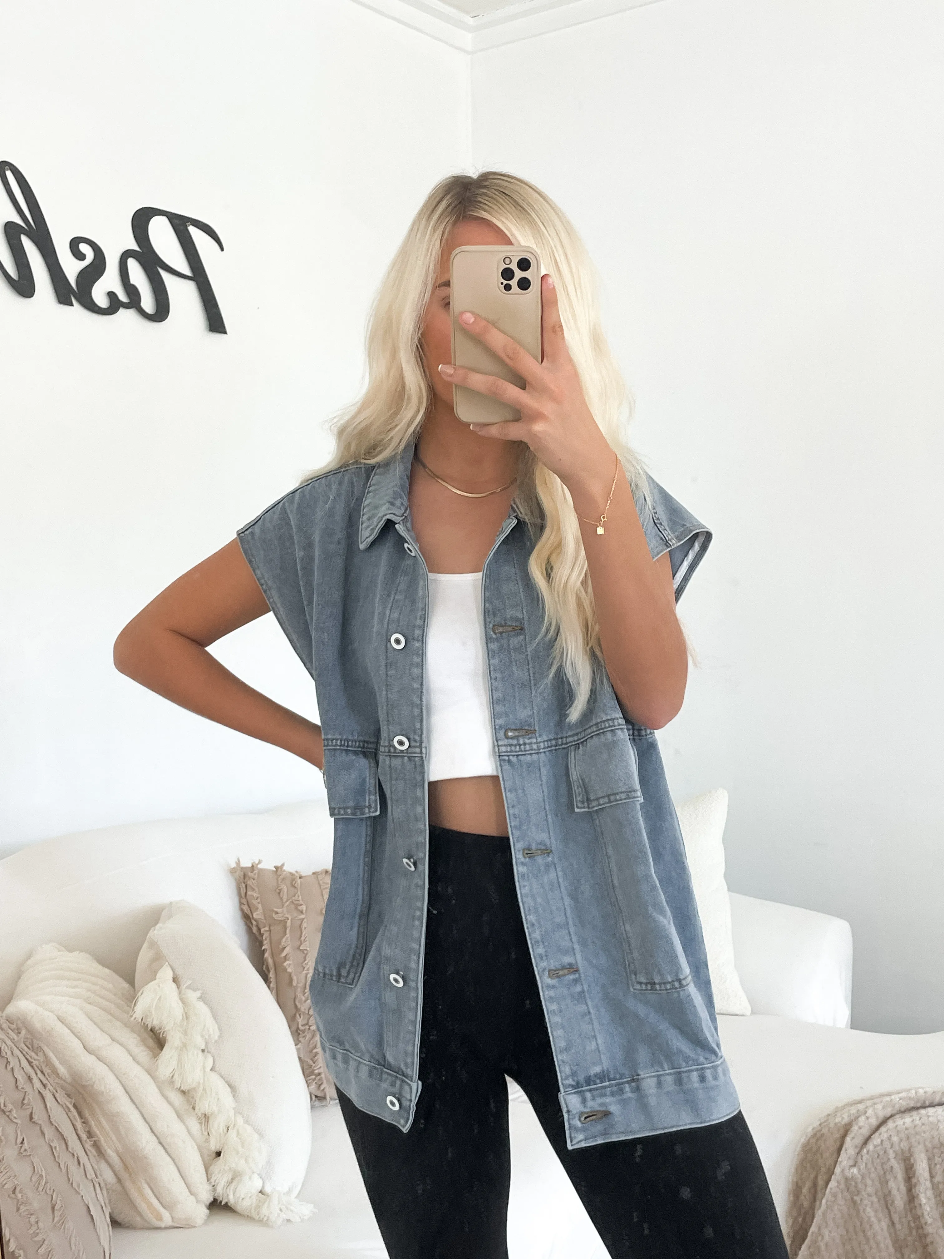 Jaxon Denim Vest