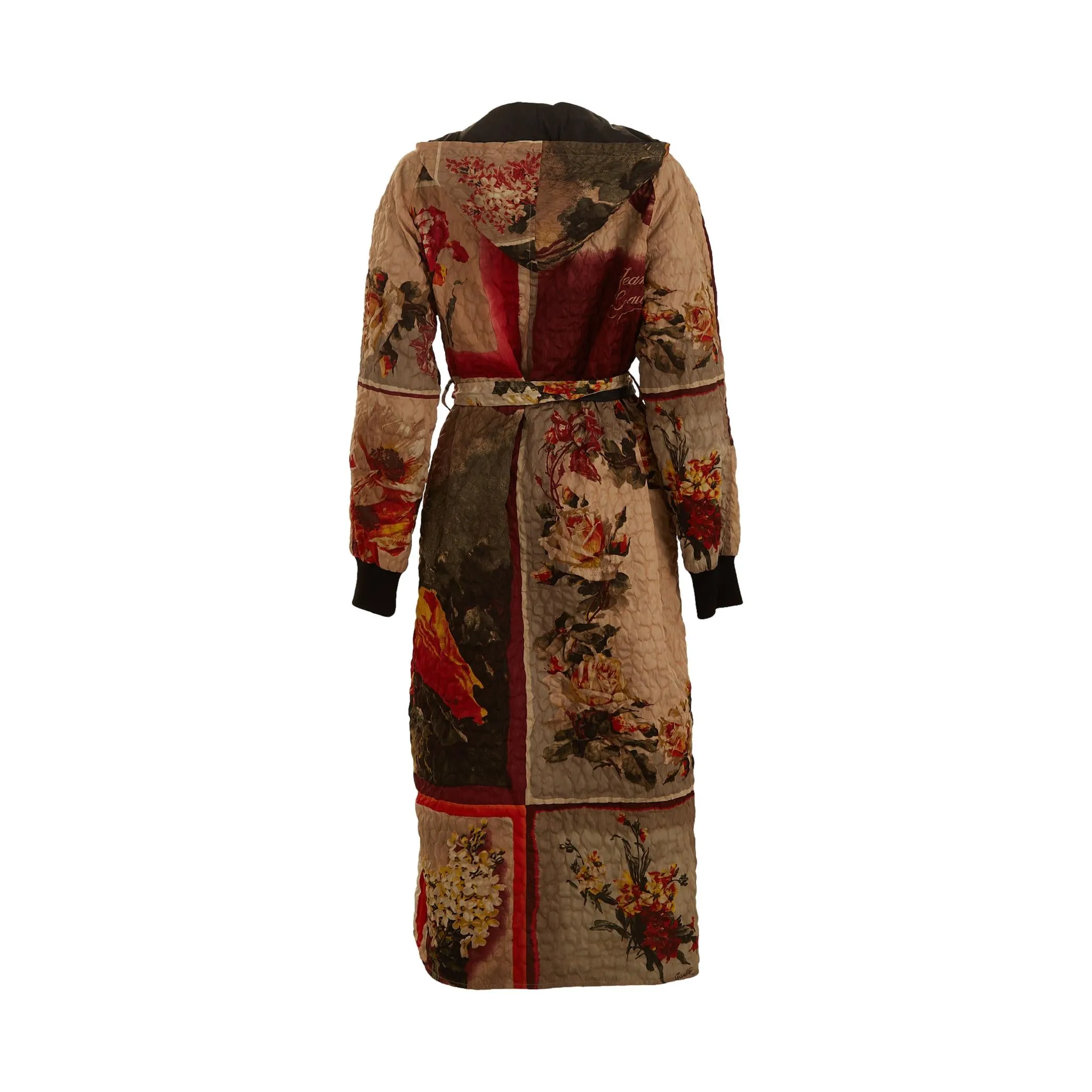 Jean Paul Gaultier Floral Print Trench Coat
