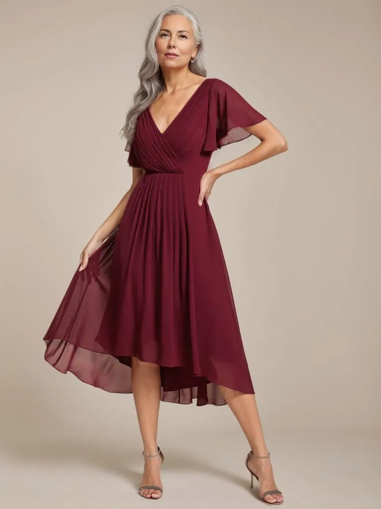Jerry plus size summer bridesmaid dress