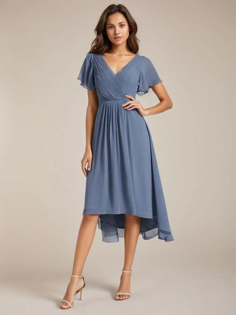 Jerry plus size summer bridesmaid dress