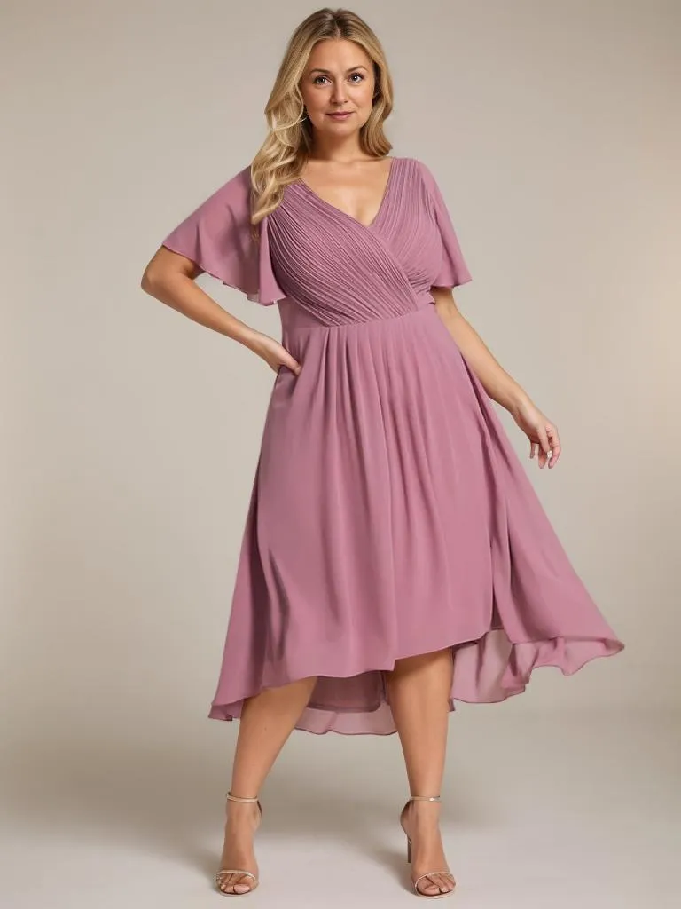 Jerry plus size summer bridesmaid dress