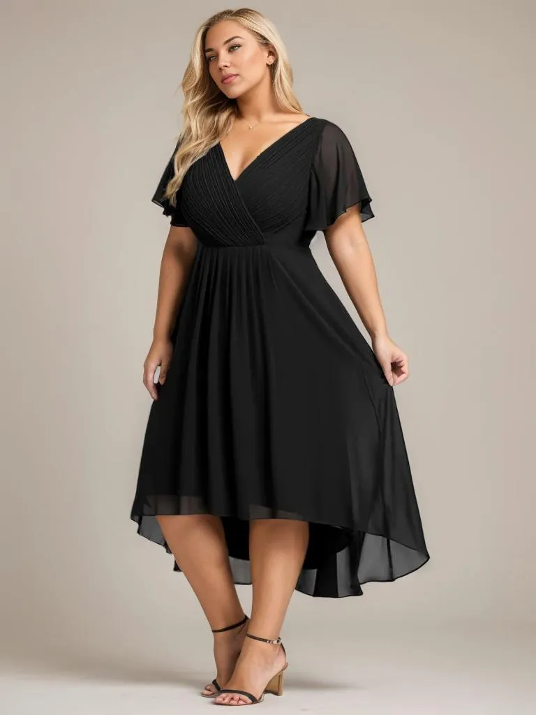 Jerry plus size summer bridesmaid dress