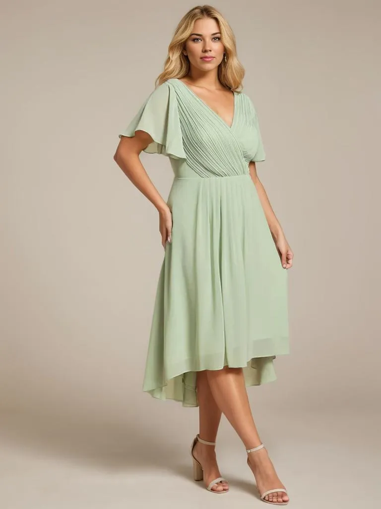 Jerry plus size summer bridesmaid dress