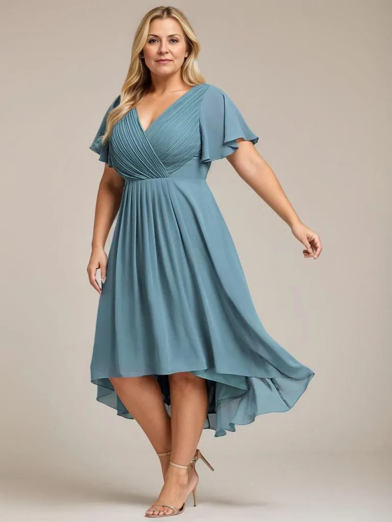 Jerry plus size summer bridesmaid dress