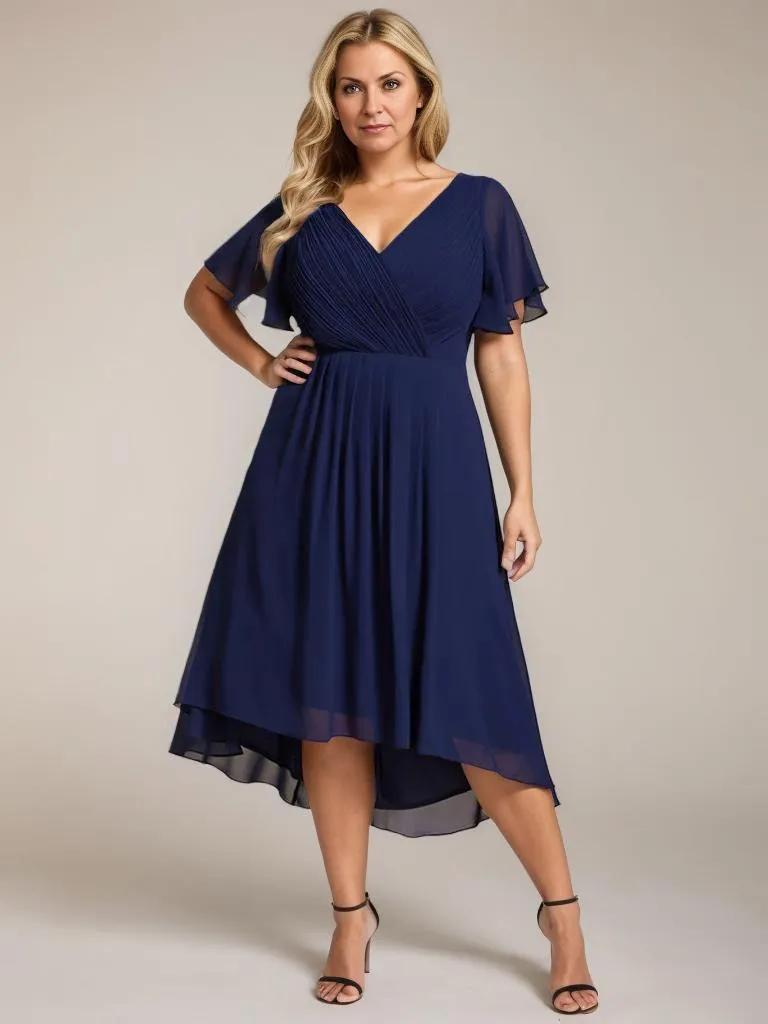 Jerry plus size summer bridesmaid dress