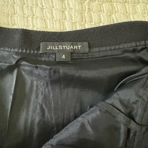 Jill Stuart A Line Wool Crepe Mini Skirt