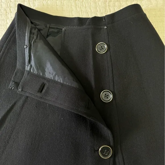 Jill Stuart A Line Wool Crepe Mini Skirt