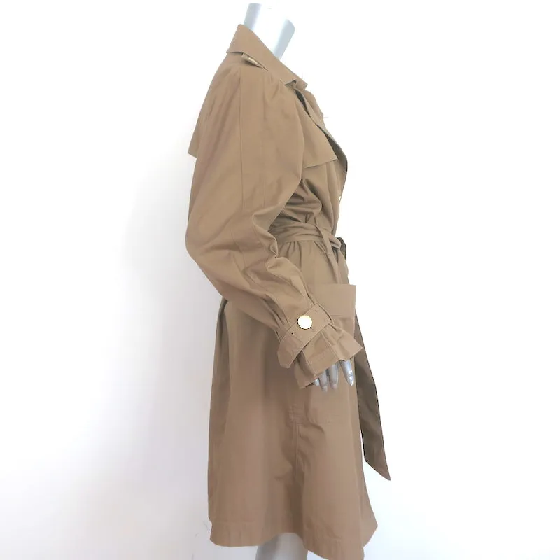 Joe's Jeans x Andrea's Lookbook Coco Trench Coat Camel Size Medium NEW