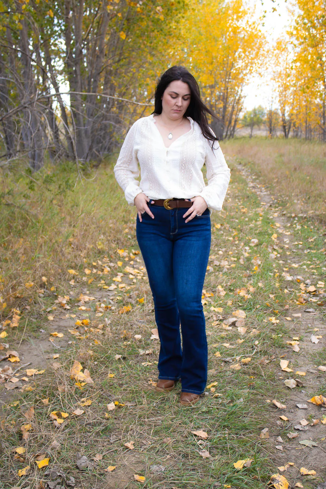Keelin V-Neck Lace Shirt