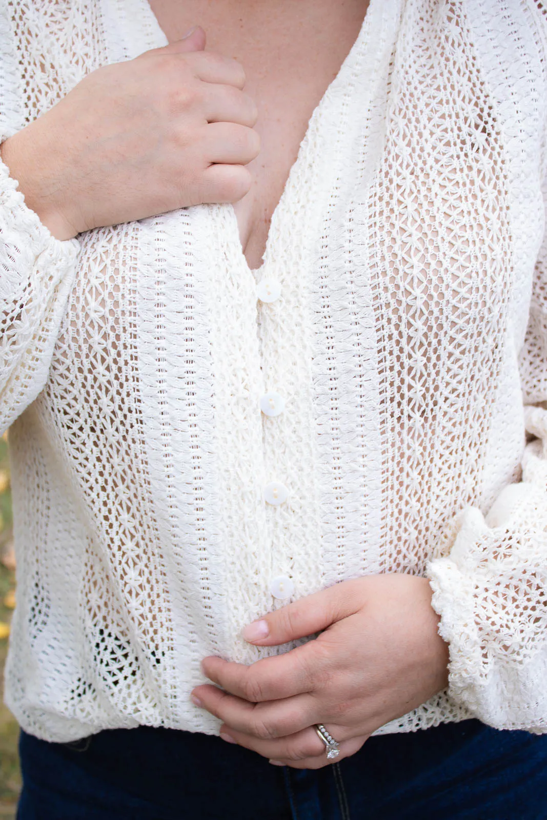 Keelin V-Neck Lace Shirt