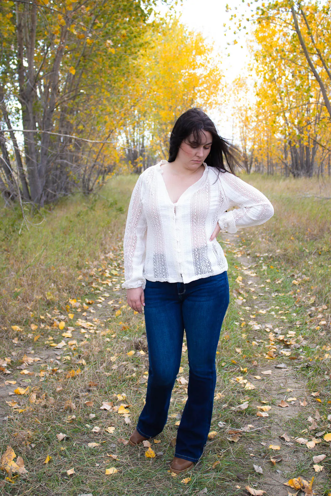 Keelin V-Neck Lace Shirt