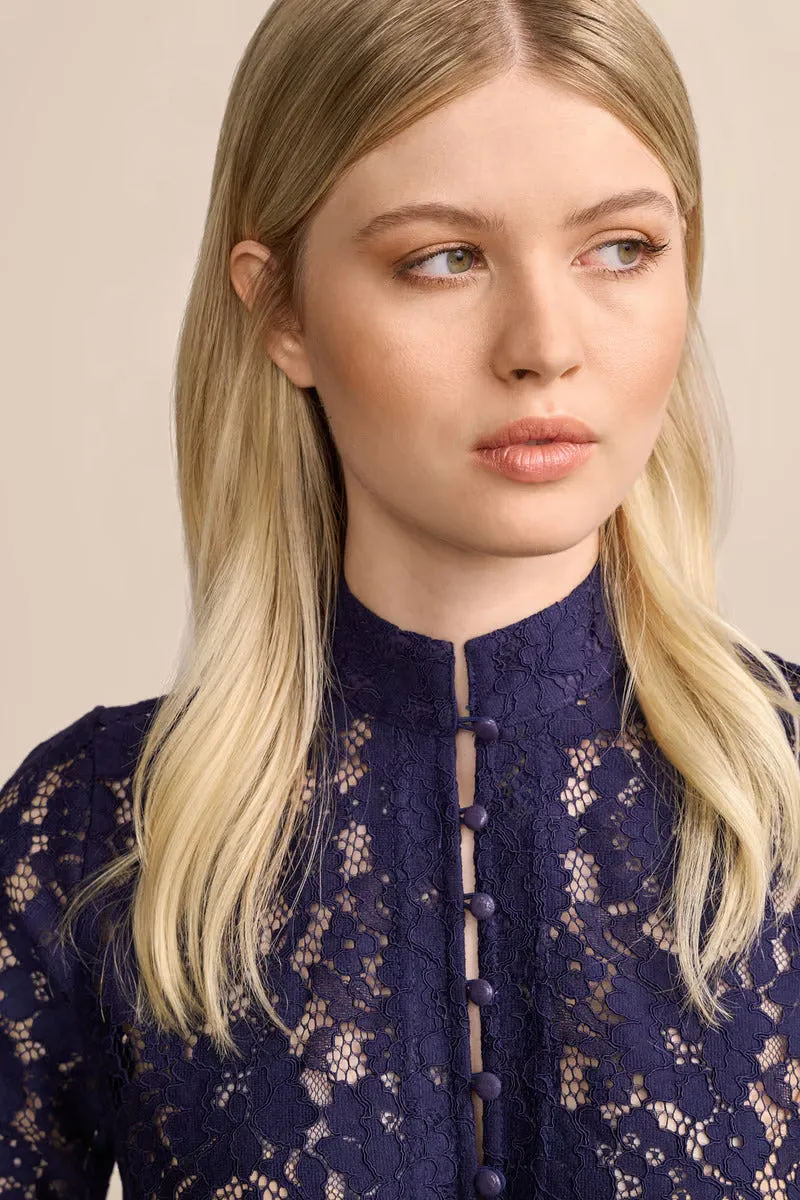 Kruger Dirndl Blouse "Sharona" blue