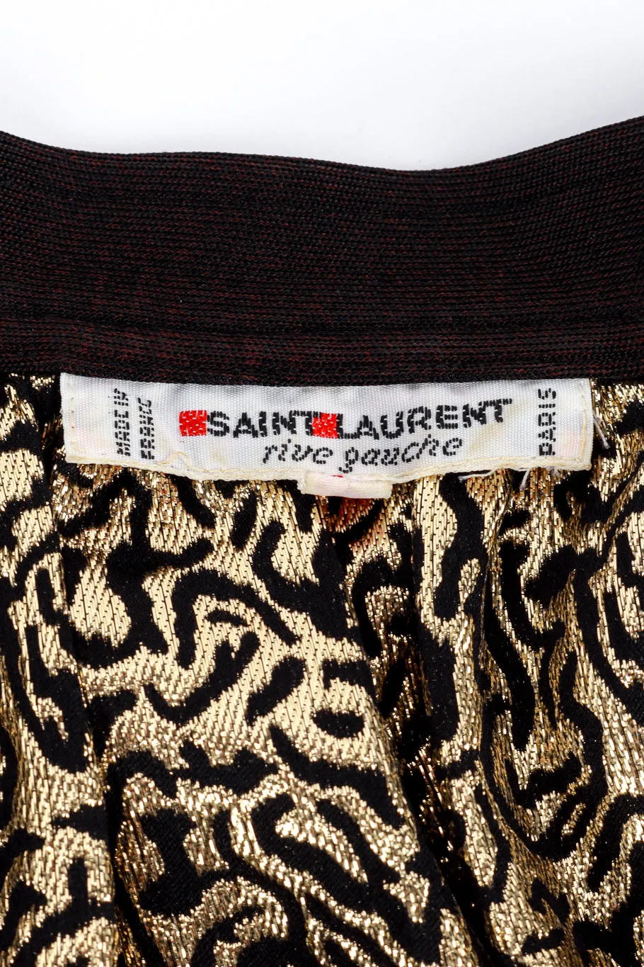 Lamé Balloon Sleeve Top