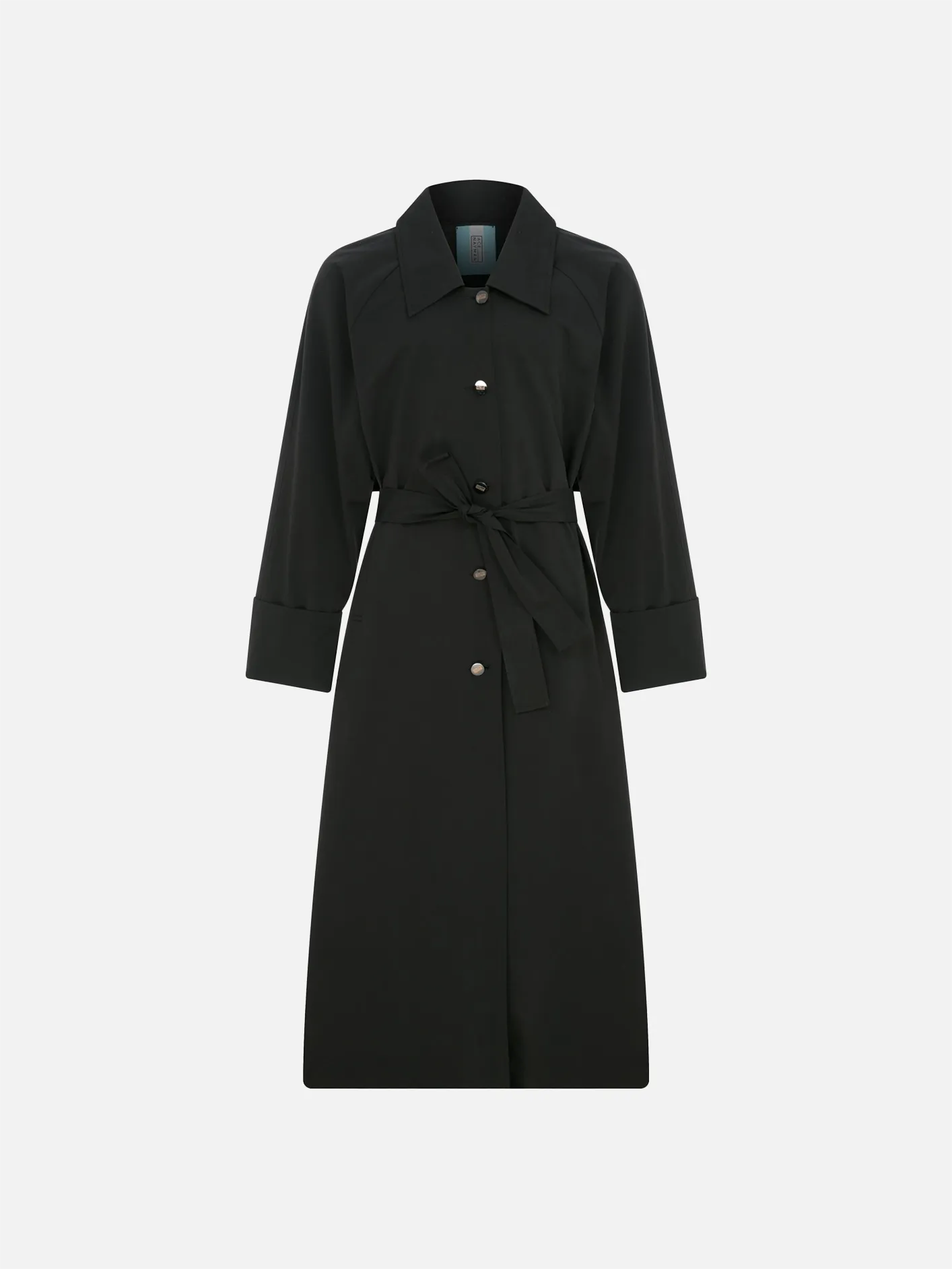 Lam Trench Coat - Black